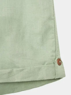 United Colors Of Benetton Szorty materiałowe 4BE7G9012 Zielony Regular Fit