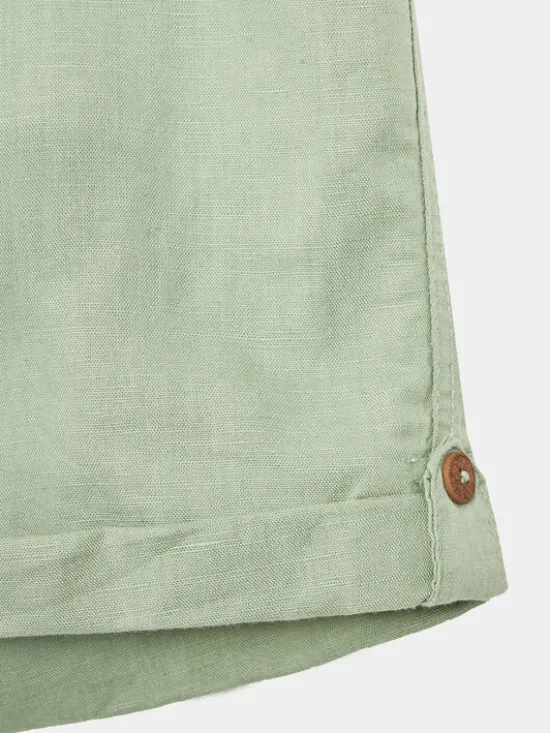 United Colors Of Benetton Szorty materiałowe 4BE7G9012 Zielony Regular Fit