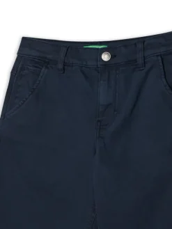 United Colors Of Benetton Szorty materiałowe 4QNJC903Q Granatowy Regular Fit