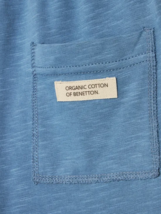 United Colors Of Benetton Szorty sportowe 3F42C900V Niebieski Regular Fit