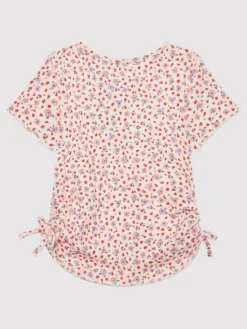 United Colors Of Benetton T-Shirt 3JKNC102M Różowy Slim Fit