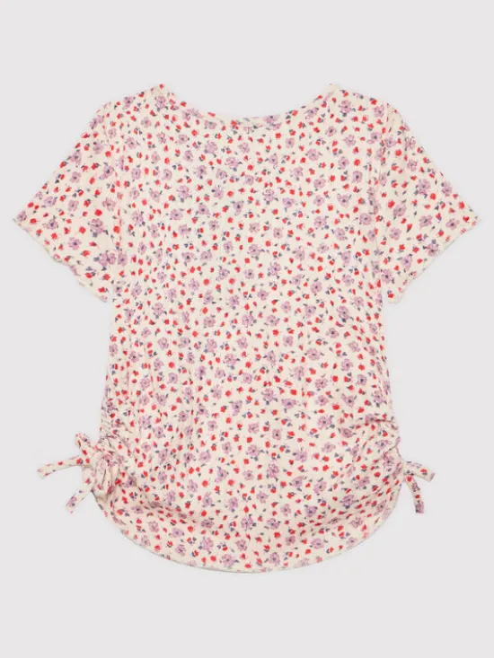 United Colors Of Benetton T-Shirt 3JKNC102M Różowy Slim Fit
