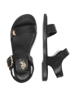 U.S. Polo Assn. Sandały EO-ADELA001K/6Y1 Czarny