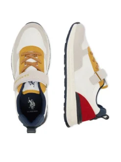 U.S. Polo Assn. Sneakersy EO-ALEX002K/6TY1 Biały