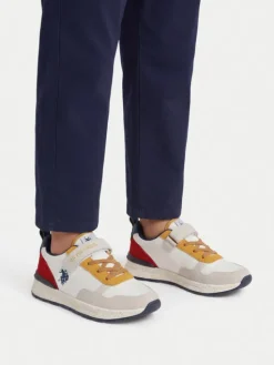 U.S. Polo Assn. Sneakersy EO-ALEX002K/6TY1 Biały
